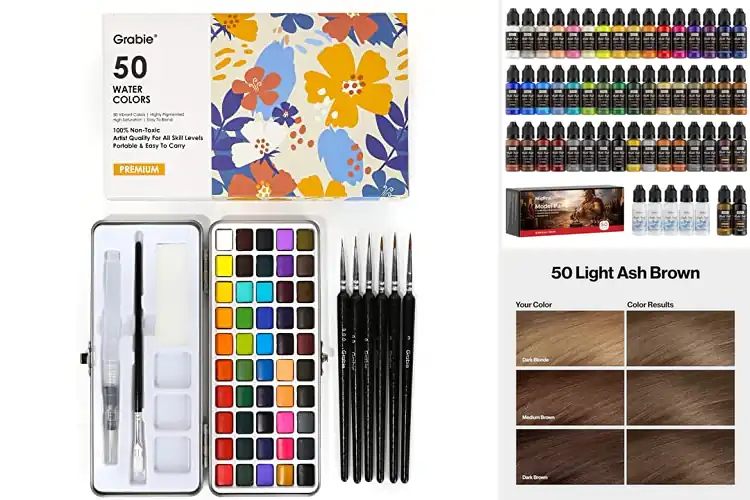 Detailed view of Best 50 Colors: Unleash Your Creativity with Vibrant Palette