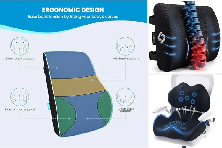 Detailed view of Best Back Support Cushions for All‑Day Comfort Relief
