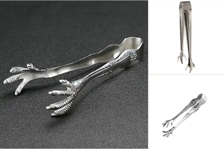Detailed view of Best Claw Ice Tongs