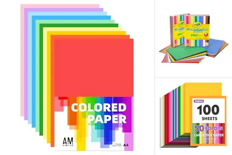 Detailed view of Best Colored Papers For Crafts