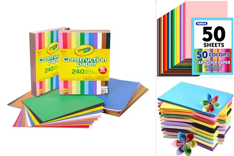Detailed view of Best Colorful Craft Papers