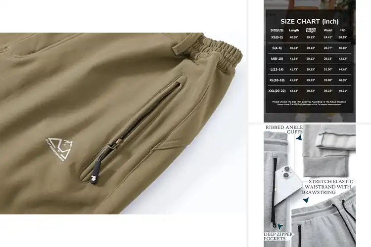 Detailed view of Best Fleece-Lined Pants