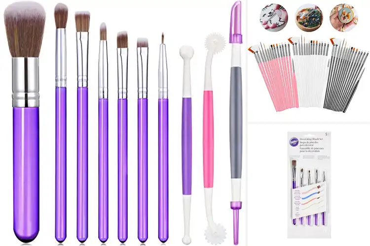 Detailed view of Best Fondant Brush Sets