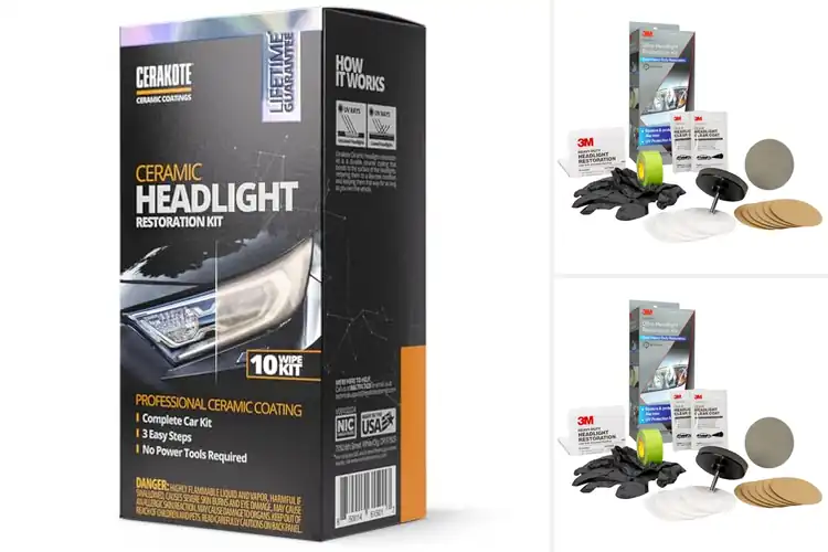 Detailed view of Best Headlight Restoration Kits