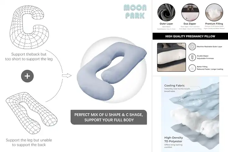 Detailed view of Best Pregnancy Sleep Pillows: Top 10 Picks Restful Nights