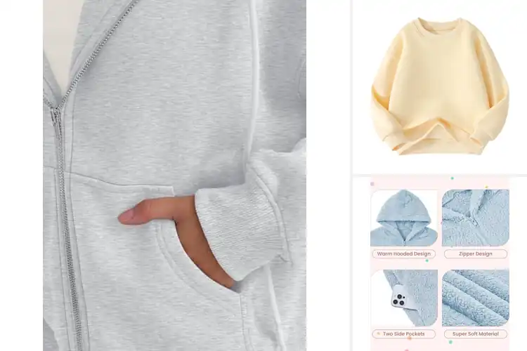 Detailed view of Best Teen Fleece Pullovers