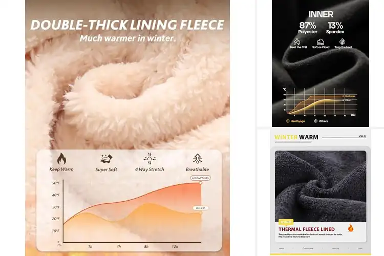 Detailed view of Best Winter Leggings: Stay Warm, Cozy & Stylish This Season